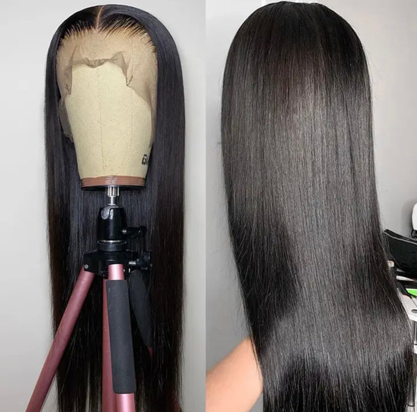 Straight hd frontal wig